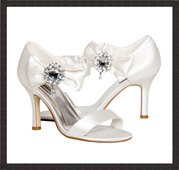 wedding shoes, bridal shoes, white, ivory